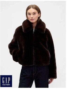 Gap Faux Fur Bomber Jacket